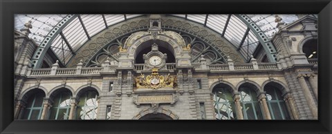 Framed Low angle view of a building, Antwerp, Belgium Print