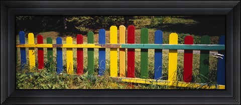 Framed Fence in a park, Germany Print