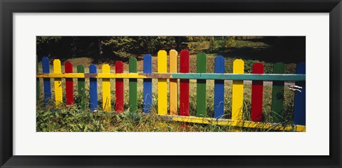Framed Fence in a park, Germany Print