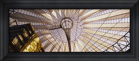 Framed Low angle view of the roof of a building, Sony Center, Berlin, Germany Print