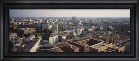 Framed High angle view of buildings in a city, Potsadamer Platz, Berlin, Germany Print