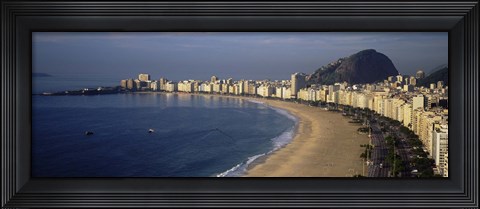 Framed Copacabana Beach, Rio De Janeiro, Brazil Print