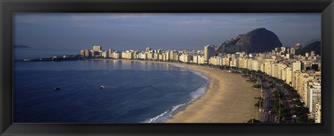 Framed Copacabana Beach, Rio De Janeiro, Brazil Print