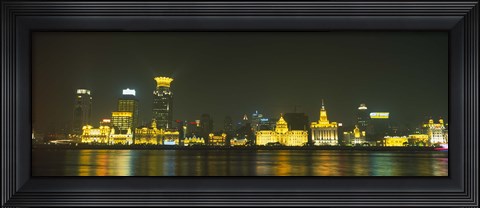 Framed Bund, Shanghai, China Print