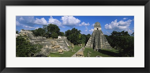 Framed Ruins Of An Old Temple, Tikal, Guatemala Print