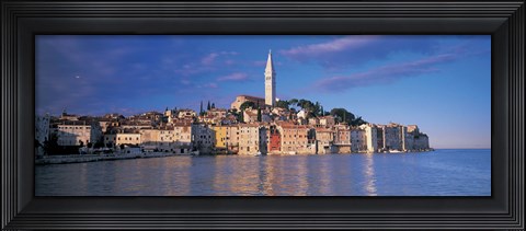 Framed City on the waterfront, Rovinj, Croatia Print