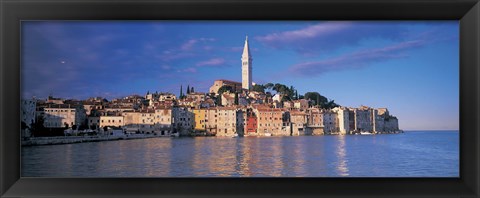 Framed City on the waterfront, Rovinj, Croatia Print