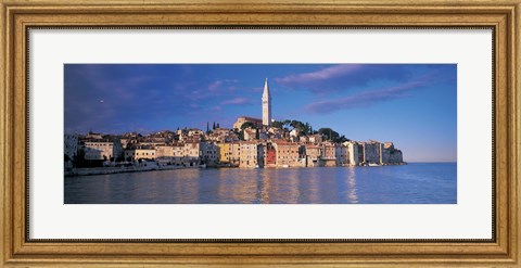 Framed City on the waterfront, Rovinj, Croatia Print
