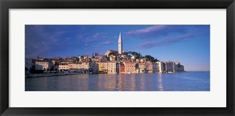 Framed City on the waterfront, Rovinj, Croatia Print