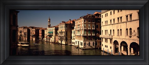 Framed Buildings on the waterfront, Venice, Italy Print