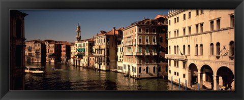 Framed Buildings on the waterfront, Venice, Italy Print