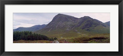 Framed Mountains On A Landscape, Glencoe, Scotland, United Kingdom Print