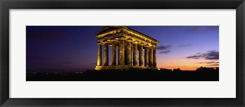 Framed Low Angle View Of A Building, Penshaw Monument, Durham, England, United Kingdom Print