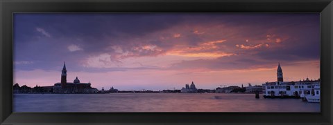 Framed Clouds Over A River, Venice, Italy Print