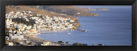 Framed Batsi, Andros Island, Cyclades Islands, Greece Print