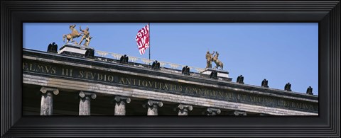 Framed Low Angle View Of A Museum, Altes Museum, Berlin, Germany Print