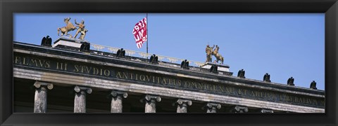 Framed Low Angle View Of A Museum, Altes Museum, Berlin, Germany Print