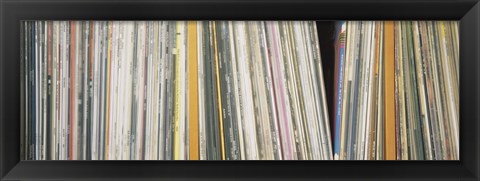 Framed Row Of Music Records, Germany Print