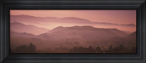 Framed High angle view of a forest, St. Peter, Black Forest, Germany Print