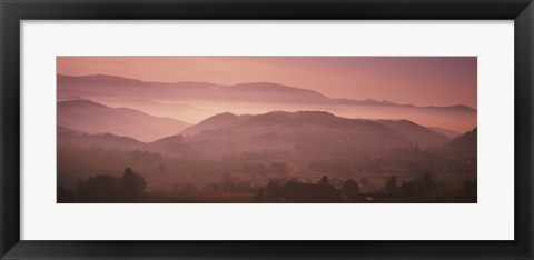 Framed High angle view of a forest, St. Peter, Black Forest, Germany Print