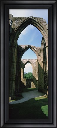 Framed Low angle view of an archway, Bolton Abbey, Yorkshire, England Print