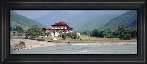 Framed Punakha Dzong, Punakha, Bhutan Print