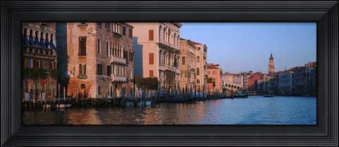 Framed Buildings at the waterfront, Grand Canal, Venice, Italy Print