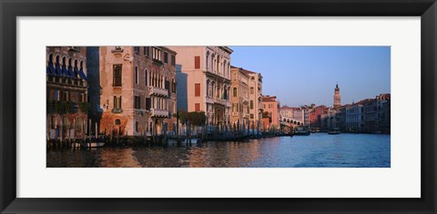 Framed Buildings at the waterfront, Grand Canal, Venice, Italy Print