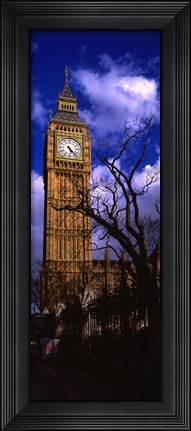 Framed Low Angle View Of Big Ben, London, England, United Kingdom Print