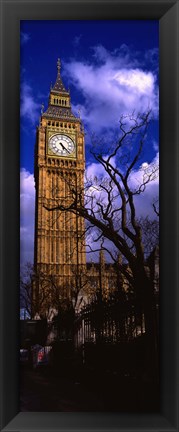 Framed Low Angle View Of Big Ben, London, England, United Kingdom Print