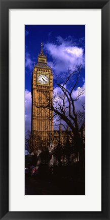 Framed Low Angle View Of Big Ben, London, England, United Kingdom Print