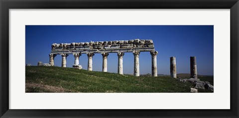 Framed Columns on a landscape, Apamea, Syria Print