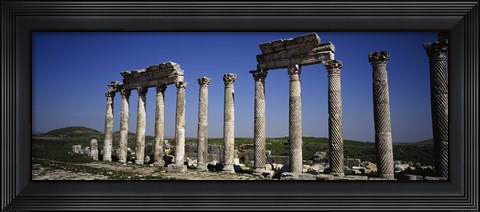 Framed Cardo Maximus Ruins, Apamea, Syria Print