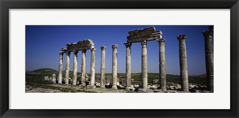 Framed Cardo Maximus Ruins, Apamea, Syria Print