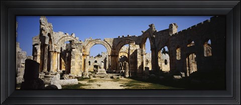 Framed St. Simeon The Stylite Abbey, Aleppo, Syria Print