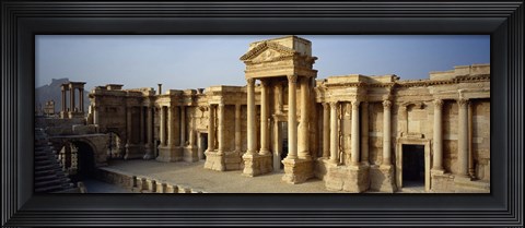 Framed Facade of a building, Palmyra, Syria Print