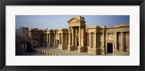 Framed Facade of a building, Palmyra, Syria Print