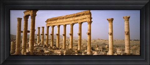Framed Ruins in Palmyra, Syria Print