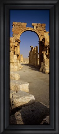 Framed Old Ruins Palmyra, Syria (vertical) Print