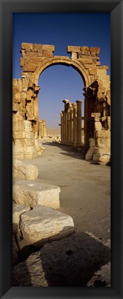 Framed Old Ruins Palmyra, Syria (vertical) Print