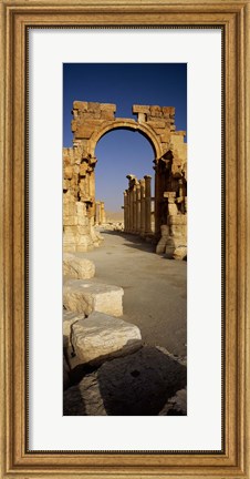 Framed Old Ruins Palmyra, Syria (vertical) Print