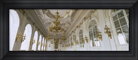 Framed Interiors of a palace, Old Royal Palace, Prague, Czech Republic Print