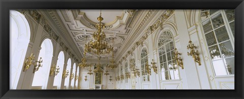 Framed Interiors of a palace, Old Royal Palace, Prague, Czech Republic Print