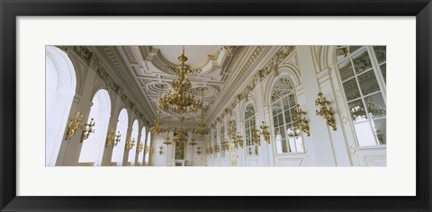 Framed Interiors of a palace, Old Royal Palace, Prague, Czech Republic Print