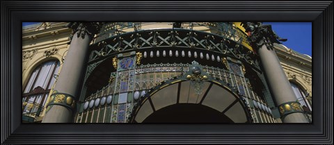 Framed Municipal House, Prague, Czech Republic Print