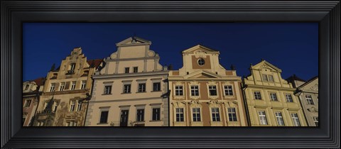 Framed Low angle view of buildings, Prague Old Town Square, Old Town, Prague, Czech Republic Print