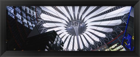 Framed Interiors of a shopping mall, Sony Center, Potsdamer Platz, Berlin, Germany Print