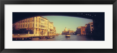 Framed City viewed through a bridge, Ponte Dell&#39;Accademia, Venice, Veneto, Italy Print