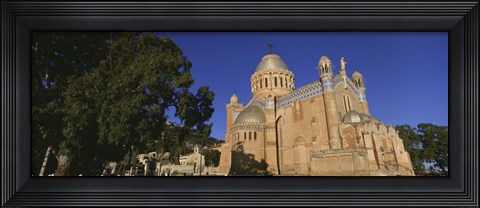 Framed Low angle view of a church, Notre Dame D&#39;Afrique, Algiers, Algeria Print