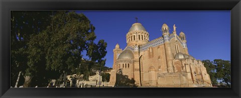 Framed Low angle view of a church, Notre Dame D&#39;Afrique, Algiers, Algeria Print